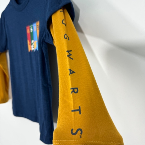Harry Potter x Chaser Little Boy’s Hogwarts House Long Sleeve Layered T Shirt - Picture 3 of 9